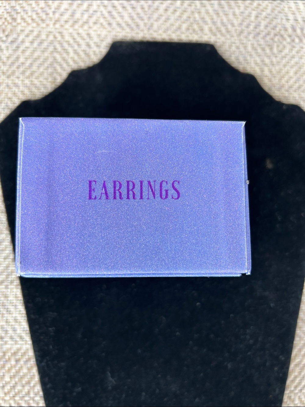 Bomb Party Phantom Lure Amethyst Cubic Zirconia 2 set earrings Hematite plating - Picture 4 of 7